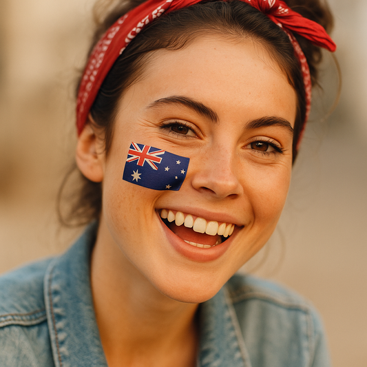 National Flag Tattoo Stickers