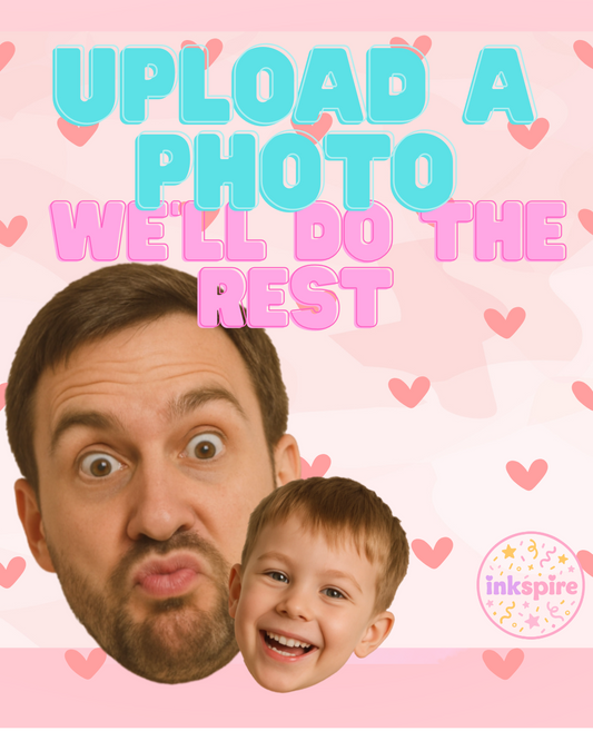 Custom Face Photo Tattoo Stickers