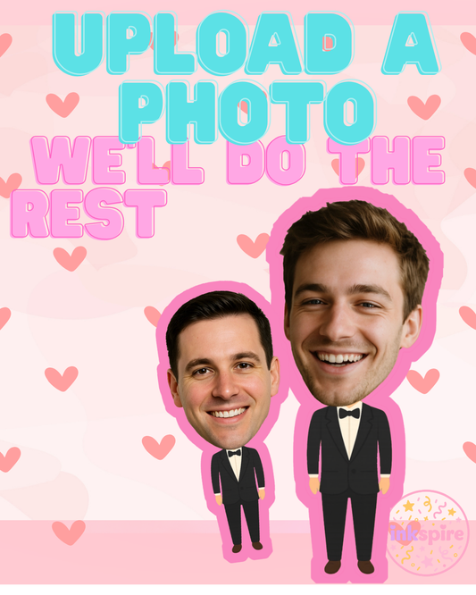 Custom Groom Temporary Tattoo Sticker